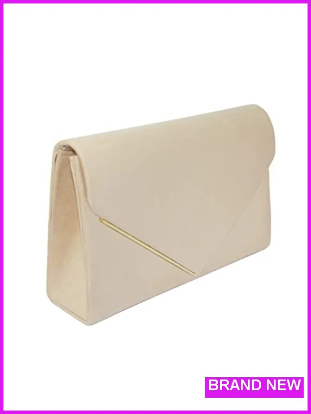 Women's Evening Clutch Purse with Detachable Chain, Formal Party Handbag, Faux